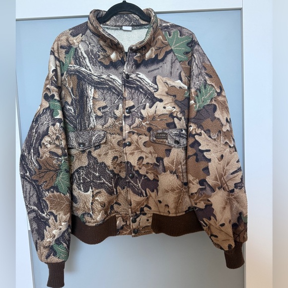 Realtree Other - Realtree Advantage Camo Fleece Bomber Jacket